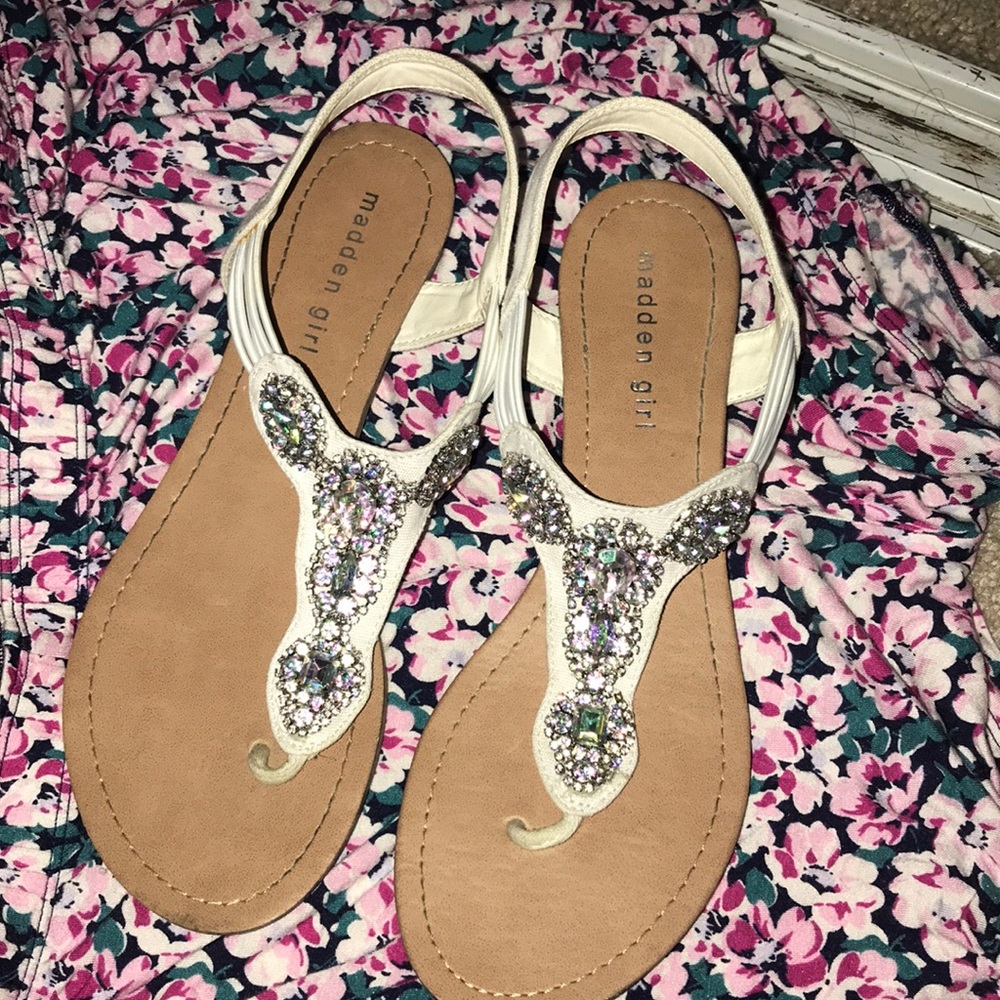 Madden Girl T-Strap Sandals (Size 8.5)